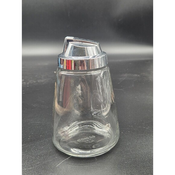 Vintage Westinghouse Gemco Sugar Dispenser Smooth Glass And Metal - Picture 4 of 13